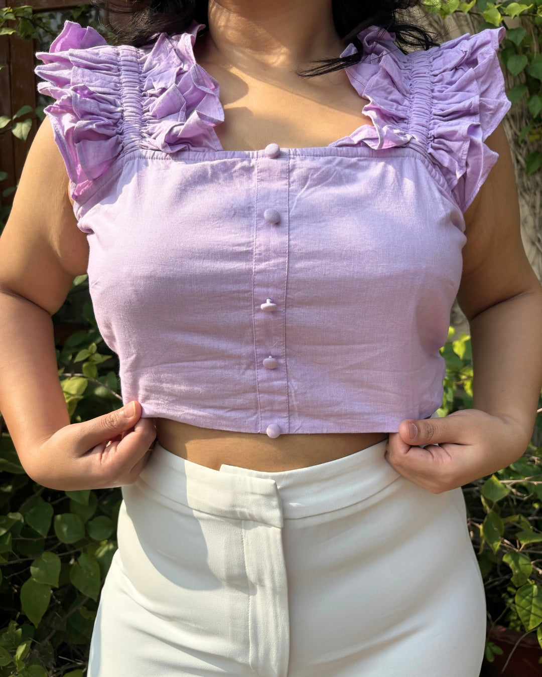 Flirty Frills Top